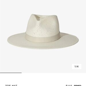 Janessa Leone Cream Zoe Hat